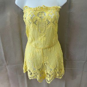 Miguelina yellow coverup